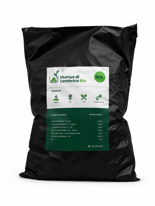 Humus di Lombrico Bio 10L