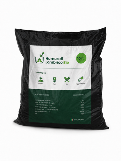 Humus di Lombrico Bio 10L