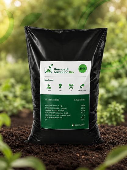 Humus di Lombrico Bio 20L